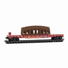MICRO-TRAINS N Flatcar, 50' Fishbelly Side, D&H #16505 (w/Load)