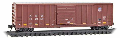 MICRO-TRAINS N Boxcar, 50' Rib Side Single Door, UP #156069 (ex-CNW)