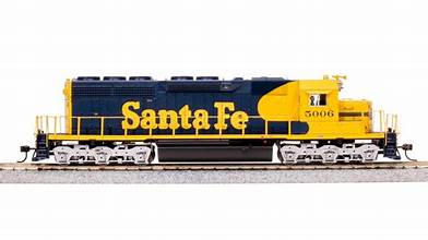 BROADWAY LIMITED N Sound/DC/DCC SD40-2, BNSF 6951, ATSF Blue/Yellow w/ Patch, Paragon4