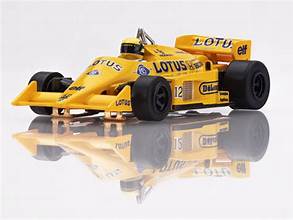 AFX Lotus 99T 1987 Yellow/Blue