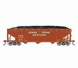 ATHEARN HO 40' Offset Coal Hopper w/Load, GTW #111609