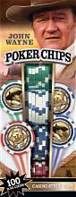 MASTER PIECES John Wayne 100 Piece Poker Chips