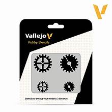 VALLEJO Gear Marks Stencils