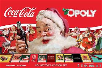 MASTER PIECES Coca-Cola - Holiday Opoly Board Game