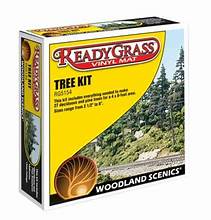 WOODLAND SCENICS 	ReadyGrass Mat Accessories -- Tree Kit