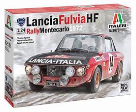 ITALERI 1/24 Lancia Fulvia HF Rally Monte Carlo 1972