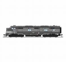 BROADWAY LIMITED N  EMD E7A - Sound & DCC - Paragon4(TM) -- New York Central #4022 (Lightning Stripe 2-Tone Gray)