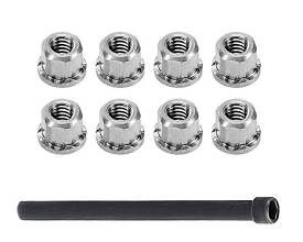 AXIAL Wheel Nut, Serrated, Steel: SCX30