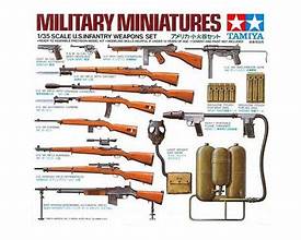 TAMIYA 1/35 US Infantry Weapons Set