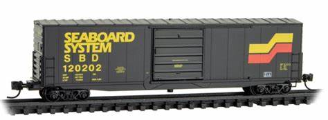 MICRO-TRAINS N Boxcar, 50' w/ 10' Single Door, Seaboard #120202