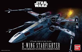 BANDAI "Star Wars" 1/72 Scale X-Wing Star Fighter