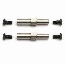 ASSOCIATED DC10 Factory Team Titanium Front Axles (2)