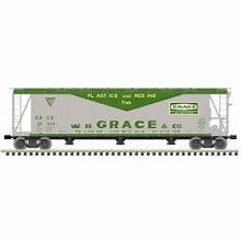 ATLAS N Covered Hopper, GA 3500CF Dry-Flo, GACX #50568 (WR Grace & Co)