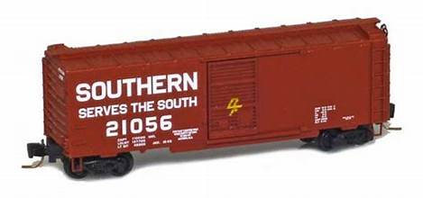 MICRO-TRAINS Z Box Car, 40' Single Door. Southern #21200