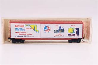 MICRO-TRAINS N Bicentennial State Series - Maryland, 50' Plug Door Boxcar, Red