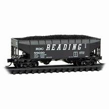 MICRO-TRAINS N Hopper, 33' Twin Bay, Offset Sides, Reading  #880030