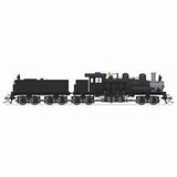 BROADWAY LTD HO Class D 4-truck Shay, Unlettered, Painted Black (DCCR)