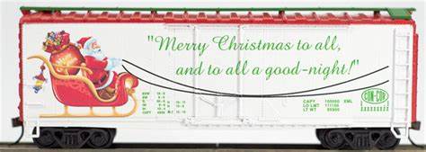 CON-COR N Boxcar, 40' - 2018 Xmas Santa