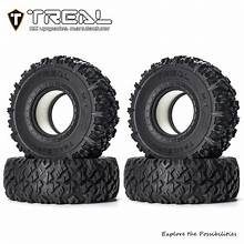 Treal Hobby 0.7" Trailburner Fang Grip Micro Rock Crawler Tires (4) (SCX30/Ascent-32)