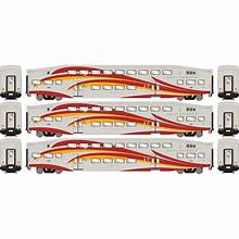 ATHEARN N Bombardier Passenger Coach, NMRX #1003 / #1004 / #1013 (3)