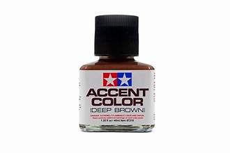 TAMIYA Dark Brown Panel Line Accent Color (40ml Bottle)