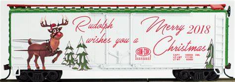 CON-COR N Boxcar, 40' - 2018 Xmas Rudolph