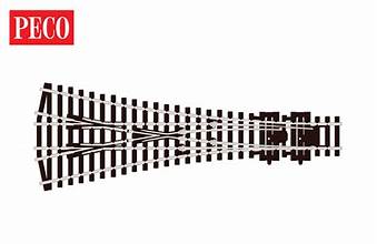 PECO HO Code 100 Medium Radius 3-Way Turnout