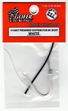GOFER 1/24-1/25 White    Prewired Distributor w/Aluminum Plug & Boot