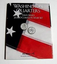 HE HARRIS 2000 Complete Year Washington State Quarters Coin Folder