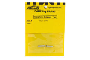 PARTS BY PARK 	1/24-1/25 Exhaust Tip 1/8 x 3/16 (Spun Aluminum) (2)