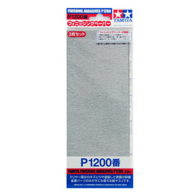 TAMIYA Finishing Abrasives P1200 (3 Sheets)