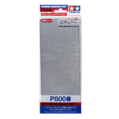TAMIYA Finishing Abrasives P800 (3 Sheets)