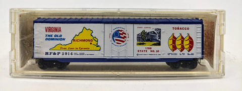MICRO-TRAINS N Bicentennial State Series - Virginia, 50' Plug Door Boxcar, Blue