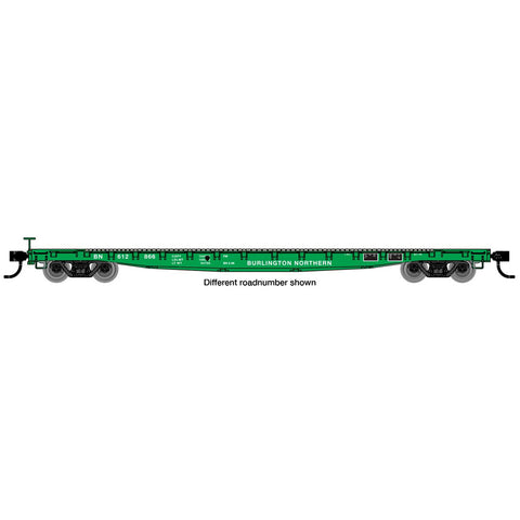 WALTHERS HO 53' GSC Flatcar -Burlington Northern #612886
