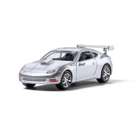 WOODLAND SCENICS  HO Silver Sports Car