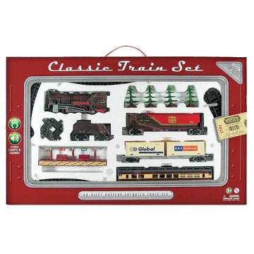 WOW TOYZ Deluxe R/C Classic Steam Train Set 30-pc