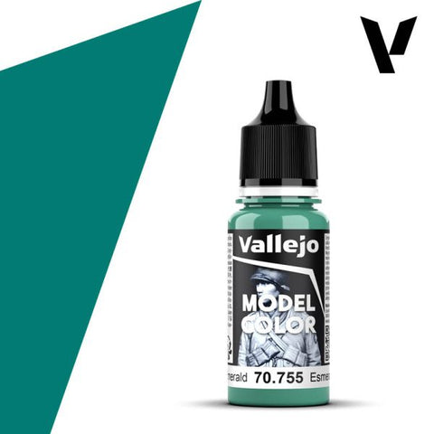 VALLEJO 	18ml Bottle Light Emerald Model Color
