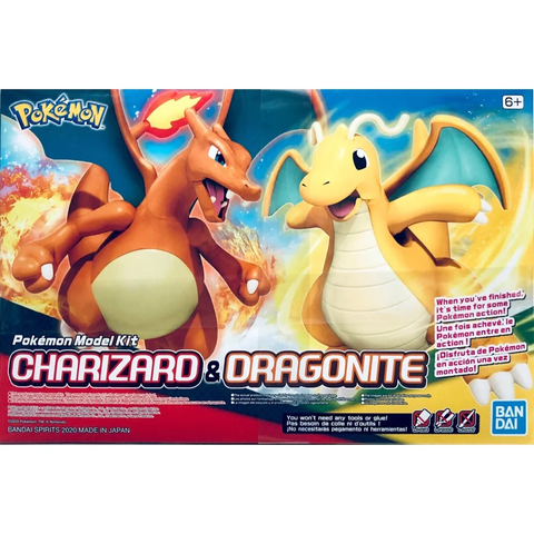 BANDAI Charizard & Dragonite Pokemon