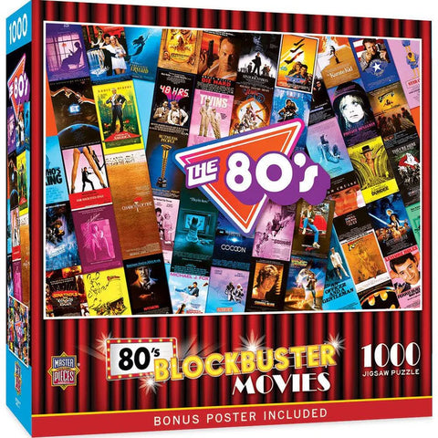 MASTER PIECES 1000-PIECE PUZZLE 80's Blockbusters
