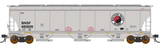 INTERMOUNTAIN HO Covered Hopper, Trinity 5161, NP/BNSF #485609