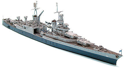 TAMIYA 1/700 USS Indianapolis CA35 Cruiser Waterline