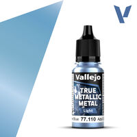 VALLEJO 18ml Bottle Ultramarine Blue (Light) True Metallic Metal