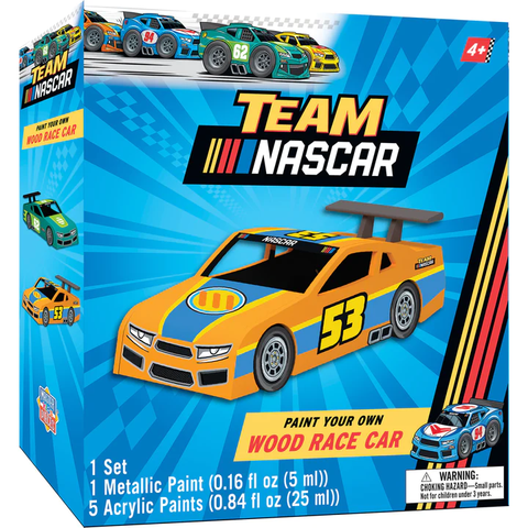 MASTER PIECES NASCAR - Wood Race Car Craft Set