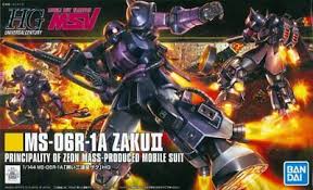 BANDAI 1/144 HG ZAKU II (BLACK TRI-STARS) MS-06R-1A