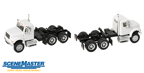 WALTHERS HO International(R) 4900 Dual-Axle Semi Tractor Only - Assembled -- White