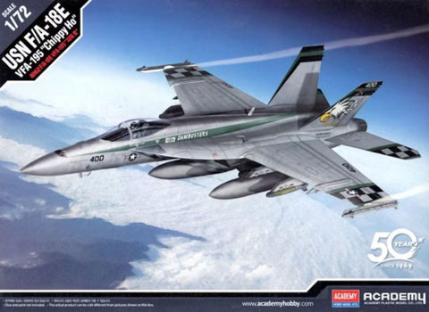 ACADEMY 1/72 F/A18E VFA195 Chippy Ho USN Fighter