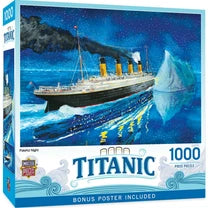 MASTER PIECES 1000-PIECE PUZZLE Titanic - Fateful Night