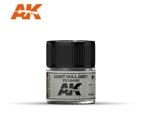 AKI Real Colors: Light Gull Grey FS16440 Acrylic Lacquer Paint 10ml Bottle