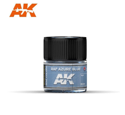 AKI Real Colors: RAF Azure Blue Acrylic Lacquer Paint 10ml Bottle