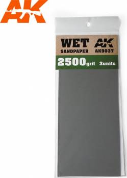 AKI Wet Sandpaper Sheets 2500 Grit (3)